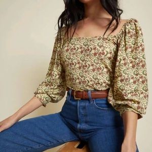 NWOT 🌻 Nation LTD Dallyce Top in Vintage Fleur
